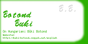 botond buki business card